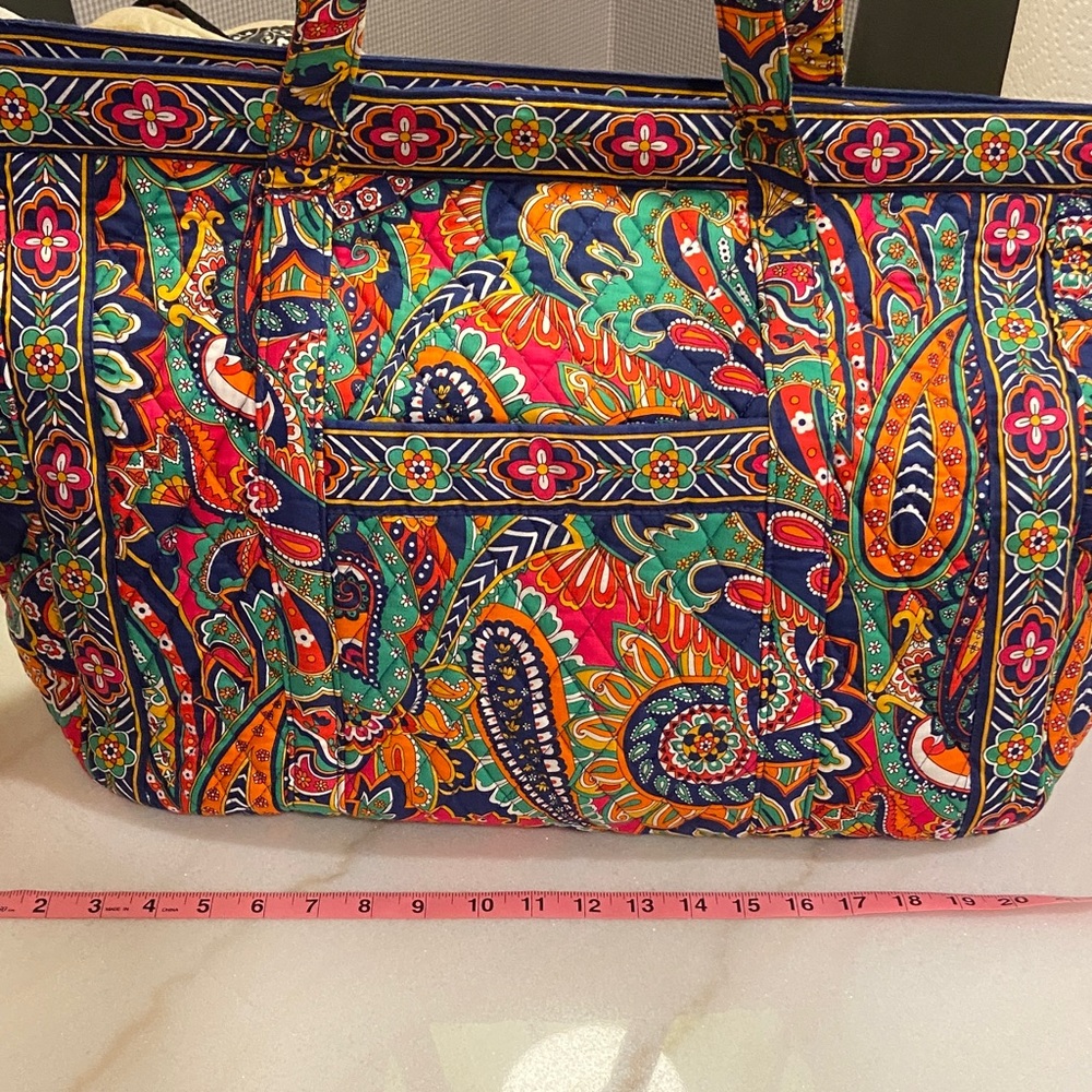 Vera Bradley Multicolor Paisley Tote